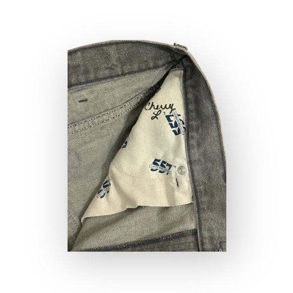 Vintage 80s Levi’s Men’s 557 For Cowboys Gray Denim Jeans Made In USA Sz 38x31​ - Picture 5 of 11